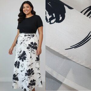 Y2K full floral maxi skirt